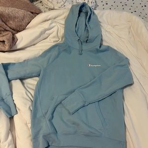 blue athletic champion hoodie!